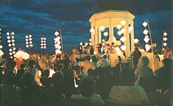 Big Hill Rotunda by lantern light, 11 December 1998