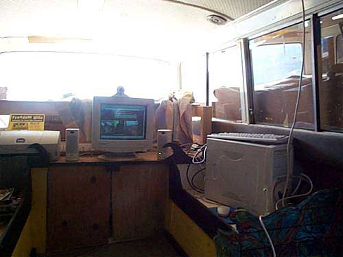 Web Cam inside Peace Bus